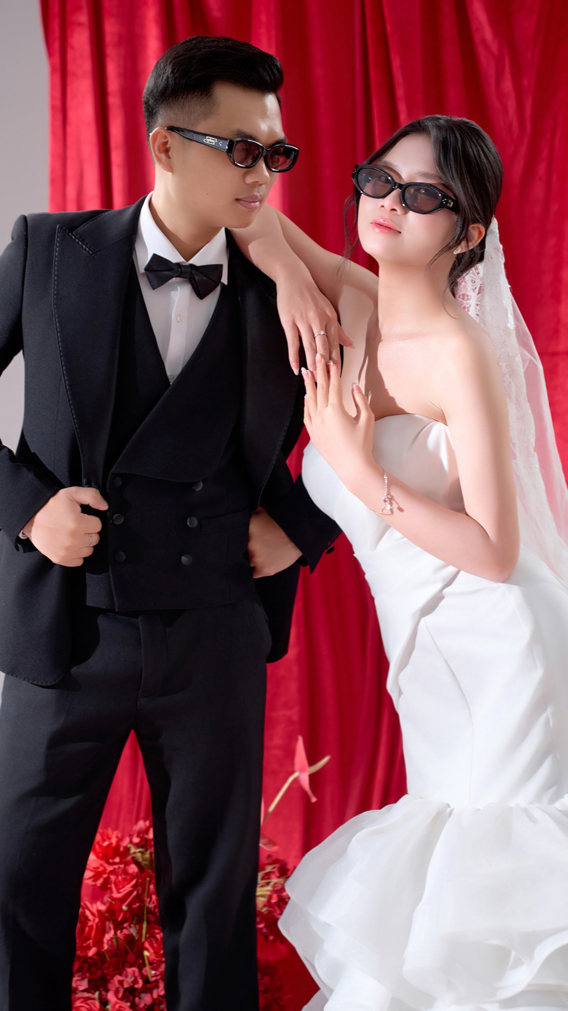 We get married
