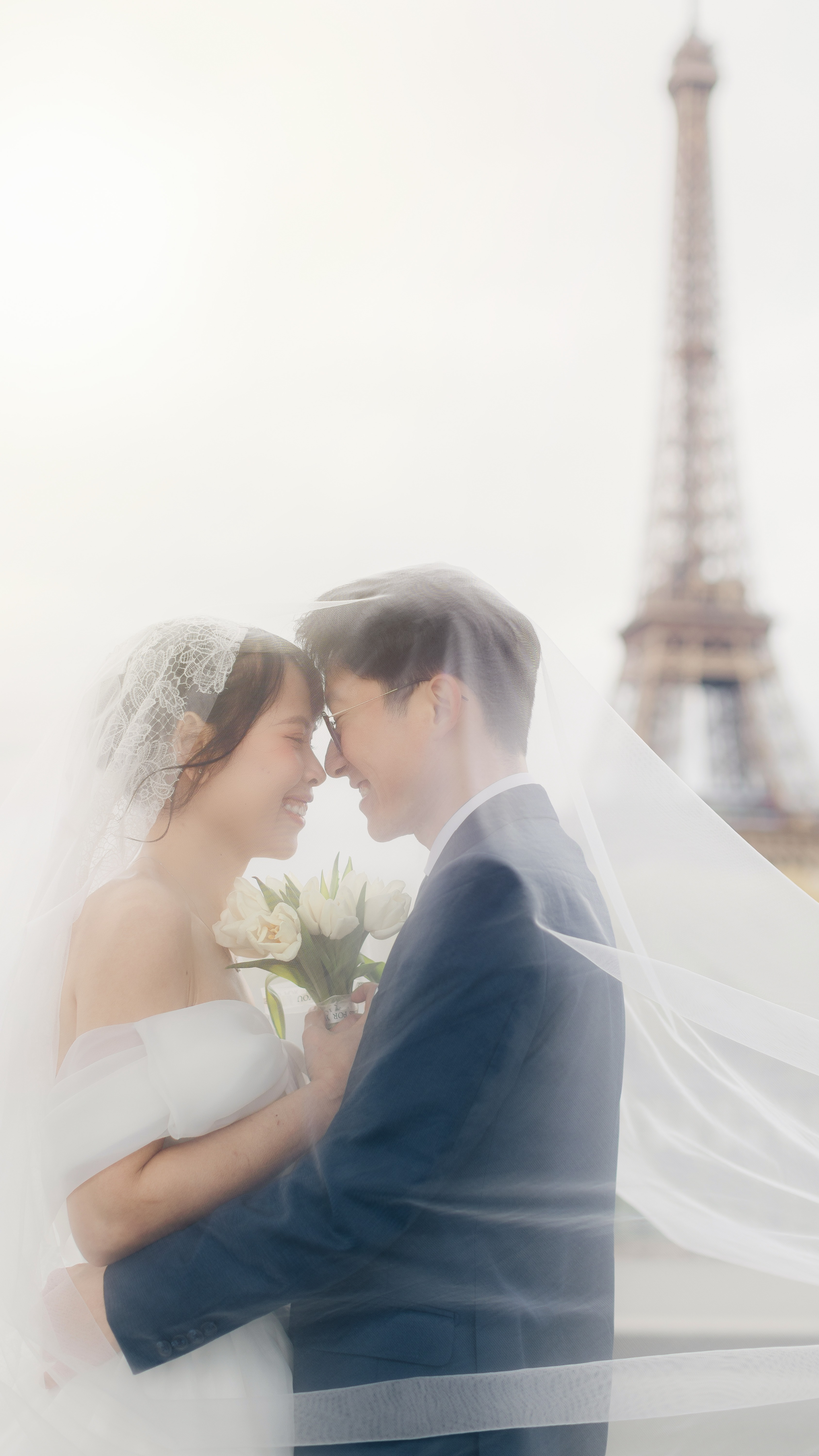 We get married